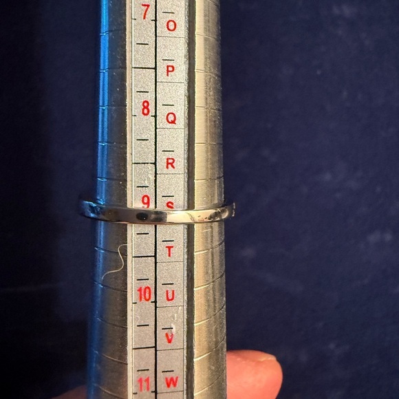 Diamonique Sterling Silver Princess Cut CZ Ring - Picture 6 of 6